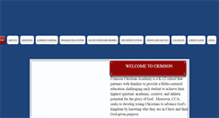 Desktop Screenshot of crimsonchristian.com