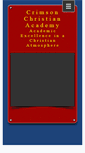 Mobile Screenshot of crimsonchristian.com