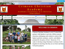 Tablet Screenshot of crimsonchristian.com